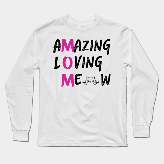 Mother day - Meow Long Sleeve T-Shirt by UnderDesign